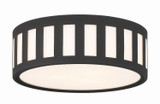 Flush Mounts Drum Shade by Crystorama ( 60 | KEN-2203-BF Kendal ) 