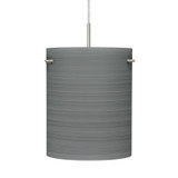 Mini Pendants Glass Down by Besa ( 74 | 1JT-4006TN-LED-SN Besa Tamburo 8 Pendant ) 