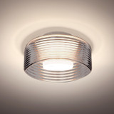 Semi-Flush Mts. Drum Shade by Besa ( 74 | BELUSMC-LED-SN Besa Belu Ceiling ) 