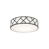 Flush Mounts Drum Shade by AFX Lighting ( 162 | HVNF17MBBK Haven ) 