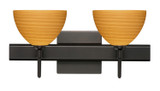 Bathroom Fixtures Two Lights by Besa ( 74 | 2SW-4679OK-BR-SQ Brella ) 