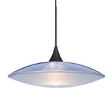 Mini Pendants Glass Down by Besa ( 74 | X-6294BL-BK Besa Spazio Pendant ) 