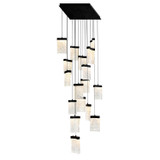 Mid. Chandeliers Multi-Port/Cascade by CWI Lighting ( 401 | 1587P24-17-101 Lava ) 