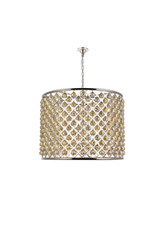 Mid. Chandeliers Glass Down by Elegant Lighting ( 173 | 1206D35PN-GT/RC Madison ) 