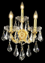 Sconces Triple Candle by Elegant Lighting ( 173 | 2801W3G/RC Maria Theresa ) 