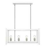 Linear/Island 4 Light + by Acclaim Lighting ( 106 | IN20042WH Coyle ) 