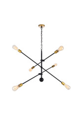 Large Chandeliers Starburst by Elegant Lighting ( 173 | LD8009D42BK Axel ) 