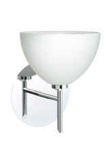 Sconces Single Glass by Besa ( 74 | 1SW-467907-CR Brella ) 