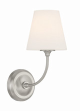 Sconces Single Candle by Crystorama ( 60 | 2441-OP-BN Sylvan ) 