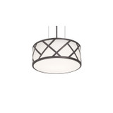 Pendants Drum Shade by AFX Lighting ( 162 | HVNP13LAJUDBK Haven ) 