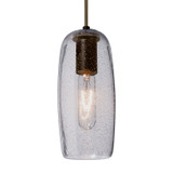 Mini Pendants Glass Down by Besa ( 74 | J-PINOT9CL-EDIL-BR Besa Pinot 9 Pendant ) 