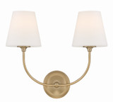 Sconces Double Glass by Crystorama ( 60 | 2442-OP-VG Sylvan ) 