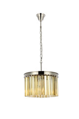 Pendants Glass Down by Elegant Lighting ( 173 | 1208D16PN-GT/RC Sydney ) 