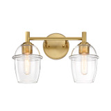 Bathroom Fixtures Two Lights by Designers Fountain ( 43 | D310M-2B-BG Summer Jazz ) 