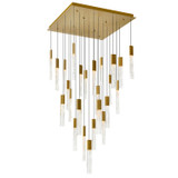 Mid. Chandeliers Multi-Port/Cascade by CWI Lighting ( 401 | 1589P28-25-624 Greta ) 