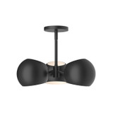 Semi-Flush Mts. Cage by Alora ( 452 | PD648315MB Willow ) 