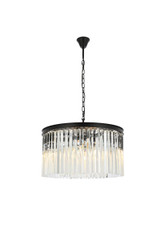 Mini Chandeliers Drum Shade by Elegant Lighting ( 173 | 1208D26MB/RC Sydney ) 