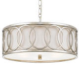 Pendants Drum Shade by Crystorama ( 60 | 287-SA Graham ) 