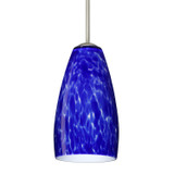 Mini Pendants Glass Down by Besa ( 74 | 1BC-150986-MED-SN Besa Chrissy Pendant ) 