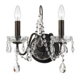 Sconces Double Candle by Crystorama ( 60 | 3022-EB-CL-MWP Butler ) 