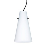 Mini Pendants Glass Down by Besa ( 74 | 1KX-412407-LED-BK Besa Cierro Cable Pendant ) 