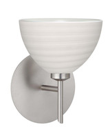 Sconces Single Glass by Besa ( 74 | 1SW-4679KR-SN Brella ) 