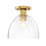 Semi-Flush Mts. Glass Down by Designers Fountain ( 43 | D312M-SF-BG Indigo ) 