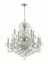 Mid. Chandeliers Candle by Crystorama ( 60 | 3228-CH-CL-MWP Imperial ) 