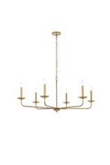 Large Chandeliers Candle by Elegant Lighting ( 173 | LD812D42BR Cohen ) 