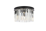 Flush Mounts Drum Shade by Elegant Lighting ( 173 | 1208F16MB/RC Sydney ) 