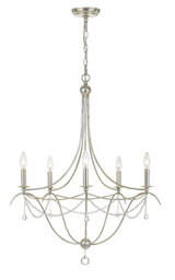 Mid. Chandeliers Candle by Crystorama ( 60 | 425-SA Metro ) 