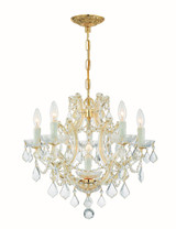 Mid. Chandeliers Candle by Crystorama ( 60 | 4405-GD-CL-MWP Maria Theresa ) 