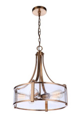 Mini Chandeliers Glass Shade by Craftmade ( 46 | 55395-SB Elliot ) 