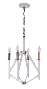 Mini Chandeliers Candle by Craftmade ( 46 | 55534-MWWSB The Reserve ) 