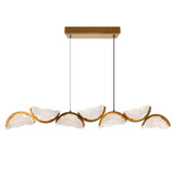 Linear/Island Geometric/Linear by CWI Lighting ( 401 | 1715P54-7-624 Moon ) 