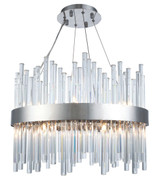 Mid. Chandeliers Glass Up by Elegant Lighting ( 173 | 3000D20C Dallas ) 