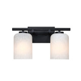 Bathroom Fixtures Two Lights by Designers Fountain ( 43 | D338M-2B-MB Bluestone Ridge ) 