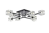 Flush Mounts Multi-Port/Cluster by Elegant Lighting ( 173 | LD920F32BK Lyra ) 