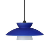 Mini Pendants Glass Down by Besa ( 74 | X-271823-BK Besa Trilo 7 Pendant ) 