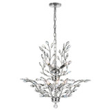Mid. Chandeliers Glass Up by CWI Lighting ( 401 | 5206P28C Ivy ) 