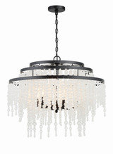 Mid. Chandeliers Glass Down by Crystorama ( 60 | POP-A5076-MK-FR Poppy ) 