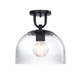 Semi-Flush Mts. Glass Down by Designers Fountain ( 43 | D343M-SF-MB Astra ) 