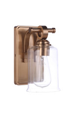 Sconces Single Glass by Craftmade ( 46 | 56401-SB Romero ) 