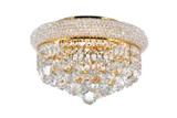 Flush Mounts Drum Shade by CWI Lighting ( 401 | 8001C14G Empire ) 
