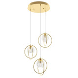 Pendants Multi-port/Cascade by AFX Lighting ( 162 | JAMP12MBSBRND3 Jamie ) 