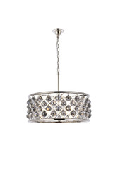Pendants Drum Shade by Elegant Lighting ( 173 | 1214D25PN-SS/RC Madison ) 