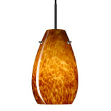 Mini Pendants Glass Down by Besa ( 74 | 1JC-412618-LED-BK Besa Pera 9 Pendant ) 