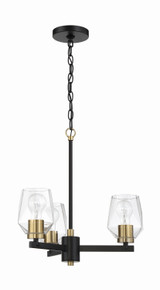 Mini Chandeliers Glass Shade by Craftmade ( 46 | 56923-FBSB Avante Grand ) 