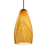 Mini Pendants Glass Down by Besa ( 74 | X-7198HN-LED-BK Besa Karli Pendant ) 