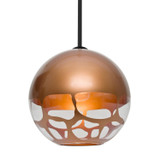 Mini Pendants Metal Shade by Besa ( 74 | 1TT-ROCKYCP-BK Besa Rocky Stem Pendant ) 